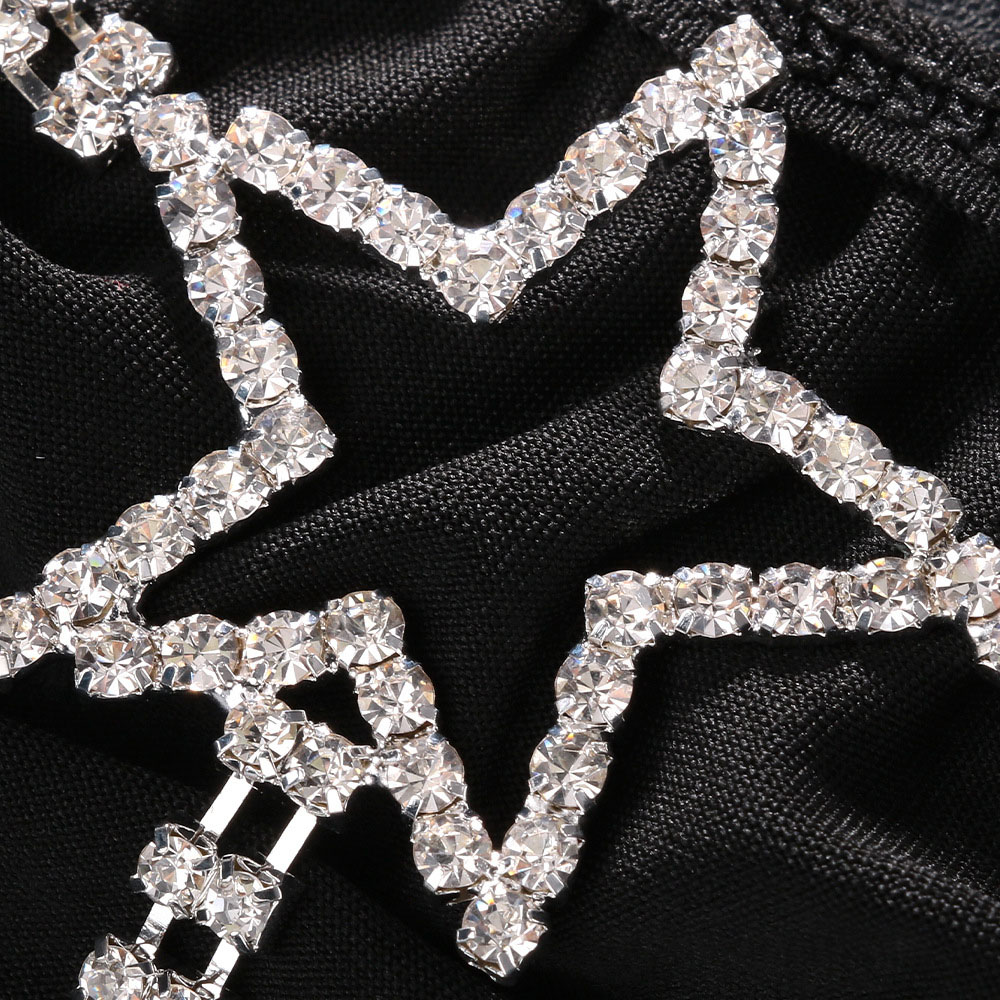 Sexy Crystal Star Waist Thong  - Thong Bikini Women recension och pris