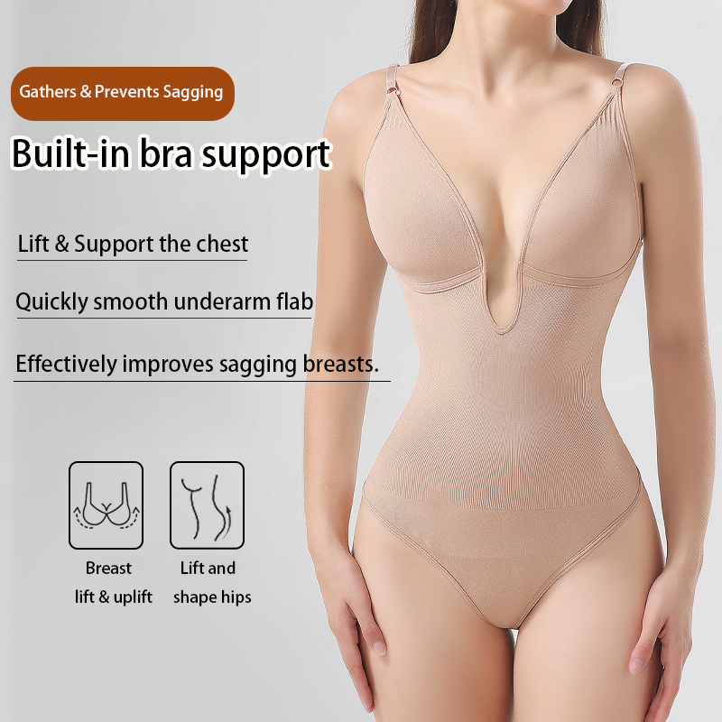 Women's Seamless Shapewear Bac - Shapewear Bodysuit Firm recension och pris
